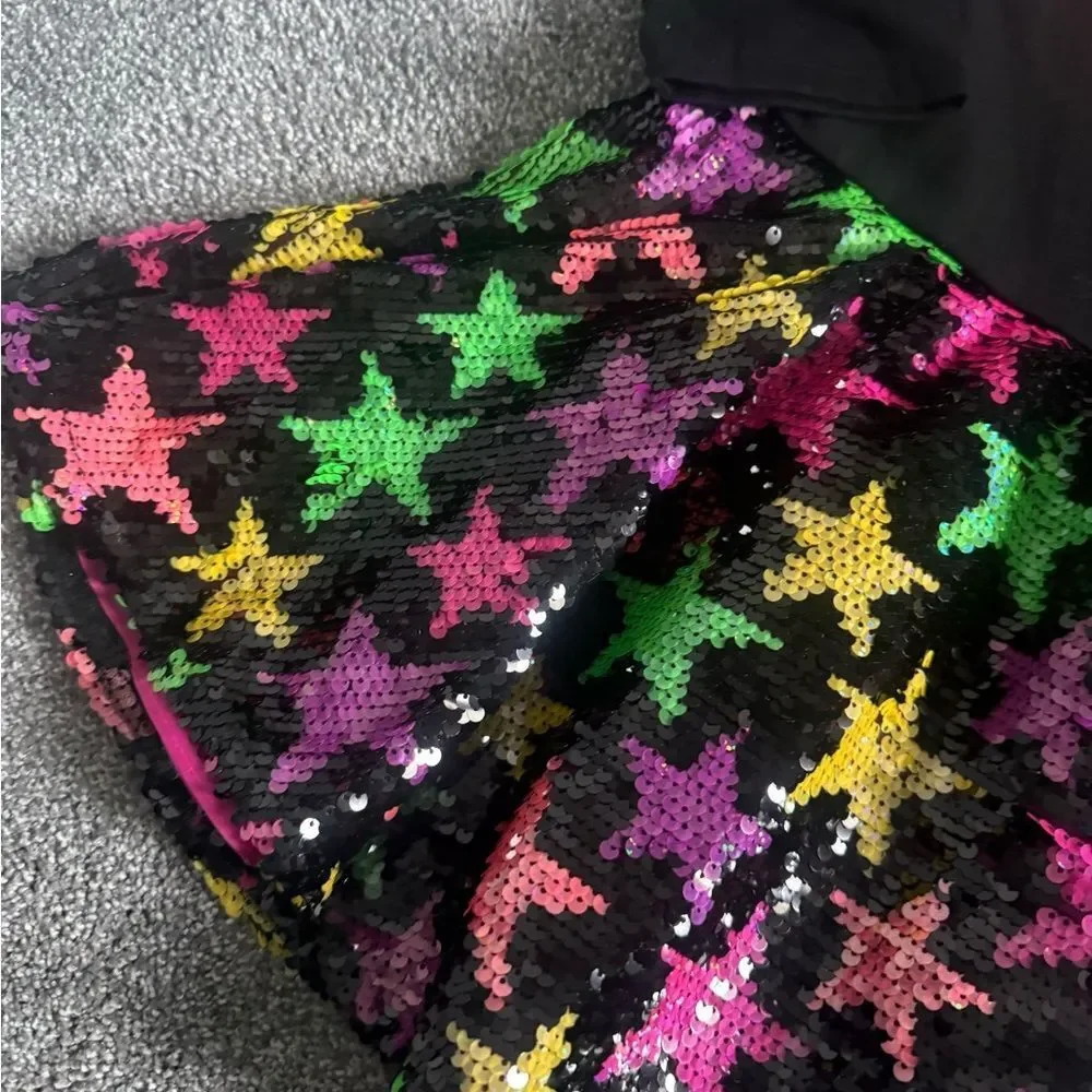 Counting Daisies Hocus Pocus Kids Sequin Dress Sz M (7/8)